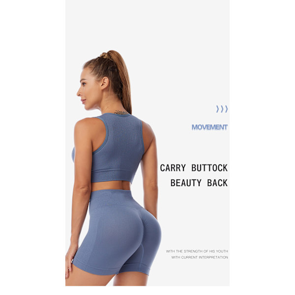 Jooga Naisten Fitness Urheilu Alusvaatteet Setti - skin,color m