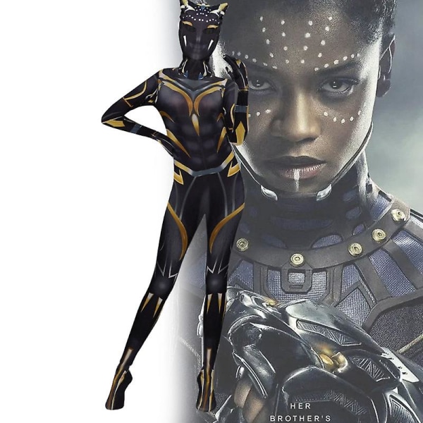 Tyttöjen Black Panther Cosplay -asu naisille - 110