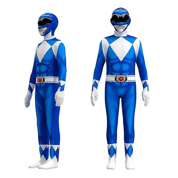 Dinosaur Team Tyrannosaurus Rex Cos Jumpsuit Barnkläder Cospla-1 blue 130cm