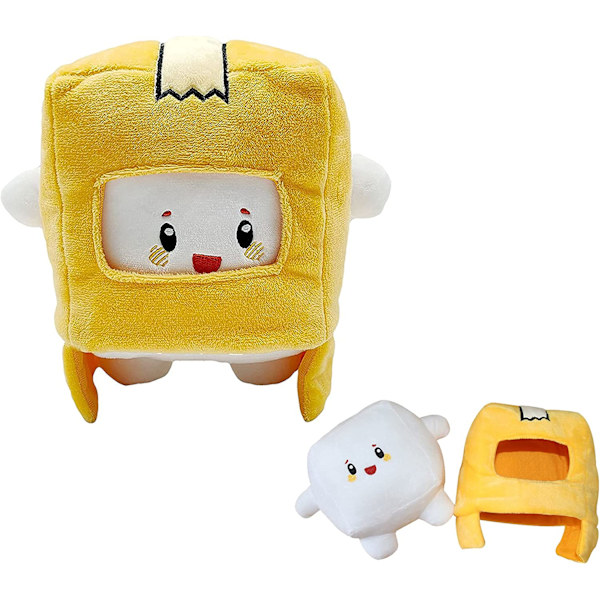 Boxy plysjdukke Boxy plysjleketøy Myke kosedyreleker 7,1 tommer Y