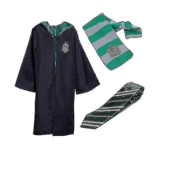 Harry Potter Kostume Unisex Kids Robe Cloak-1 A X.v5 green 125-135cm