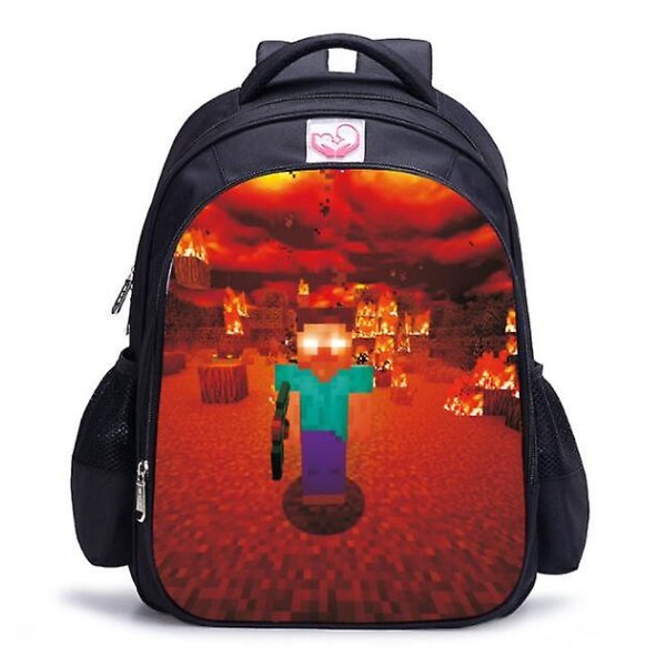 Minecraft vedenpitävä reppu lapsille Y COLOR 4