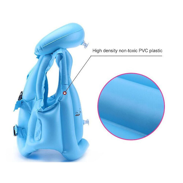 Kaesichildren Kids Float Oppblåsbar Svømmeredningsvest Water Safety Redningsvest CNMR Orange M