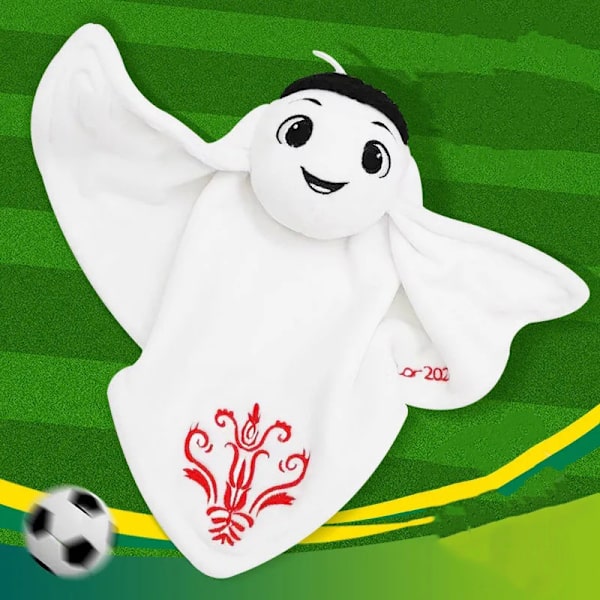 2022 Plysjleketøy for barn Qatar World-Cup maskotdukke utstoppet barn P -1 White ONESIZE