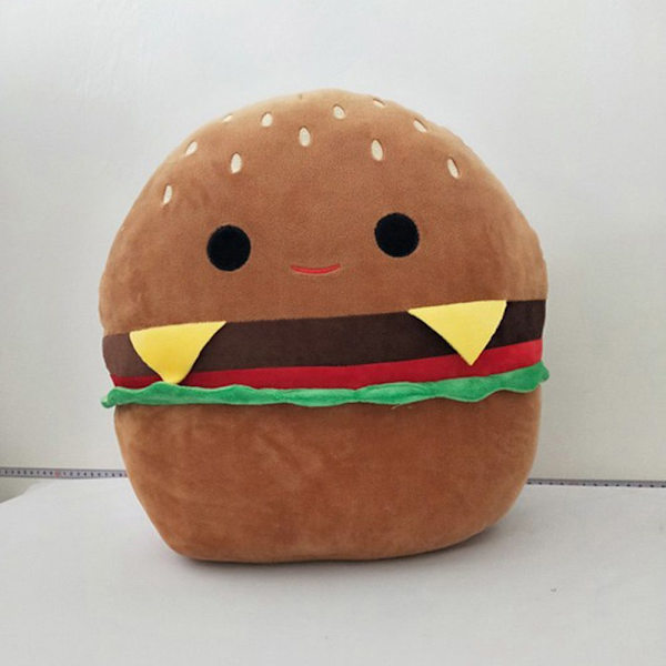 20 cm Squishmallow-tyyny pehmolelu HAMBURGER HAMBURGER Z