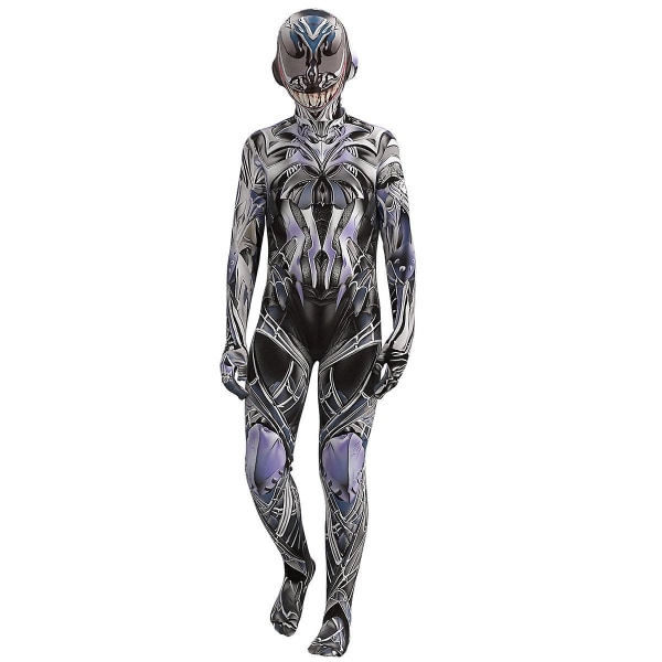 Venom Suit Cosplay Costume Party Jumpsuit Fitted Kids Clothes zy 110cm