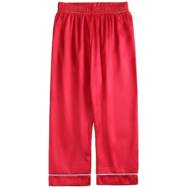 Satiinipyjamasetti lapsille: Napitettavat yövaatteet ja shortsit Z X Red Suit for height 90 to 100cm