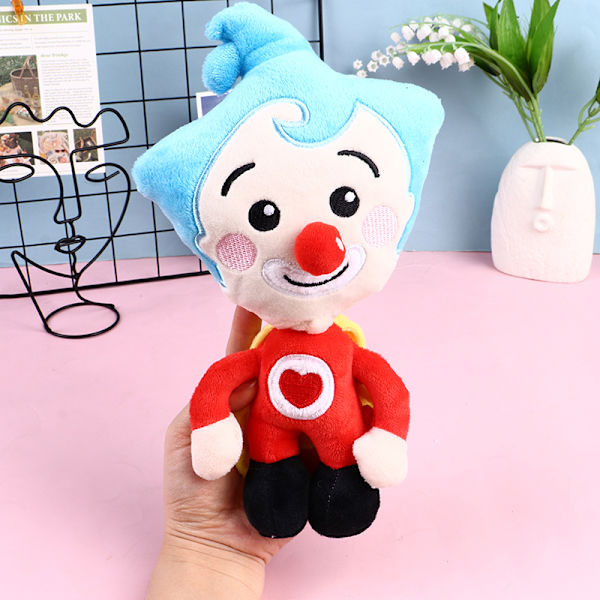 Plim Plim Clown plysjlekedukke Kawaii utstoppet plysjlekedukke -1