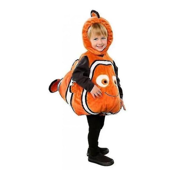Klovnefisk Nemo Barn Baby Cosplay Halloween Julekostume 90-110cm