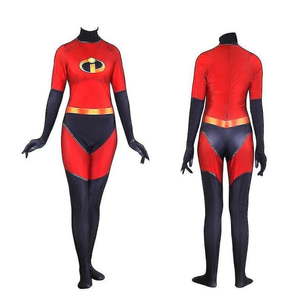 Voyd Cosplay The Incibles 2 Cosplay aikuisille, lapsille, naisille - red Adult S