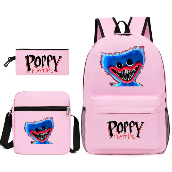 Poppy Playtime 3D Rygsæk/etui/messenger taske.