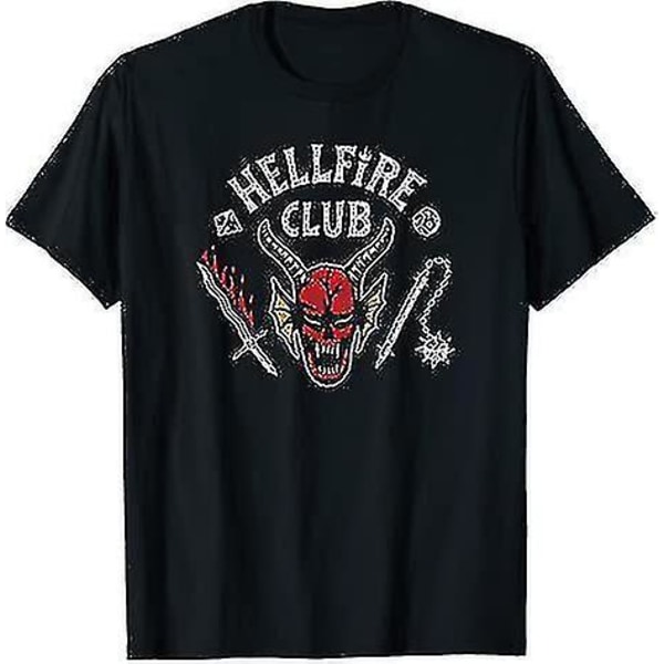 Stranger Things 4 Hellfire Club T-paita CNMR Style6 4XL