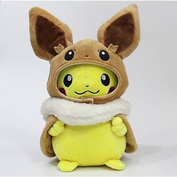 28cm Elf Pikachu Cosplay Plysj Stuffed Dolls zy