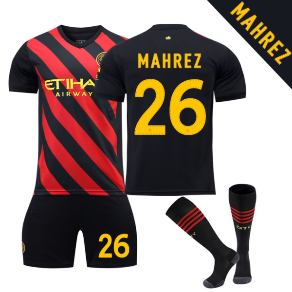 22 Mestarien liigan Manchester NO. 26 Mahrez paitasetti Z X 2XL(185195cm)