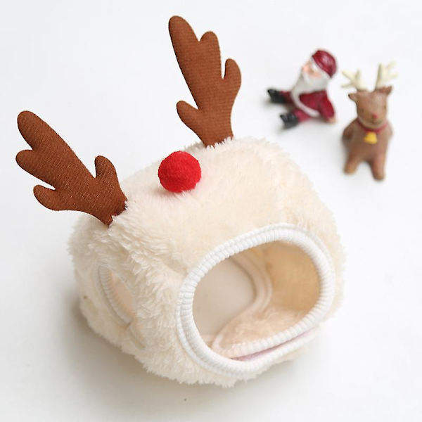2st Jul Pet Hat Haklapp Set Hundkläder Valp Katt Cosplay kostymtillbehör CNMR Red L