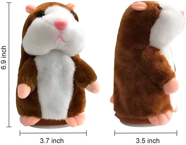 Puhuva hamsterin pehmo Z Brwon