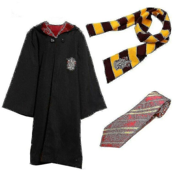 Børne Harry Potter 3 stk sæt Cosplay Costume_s CNMR Red XXL