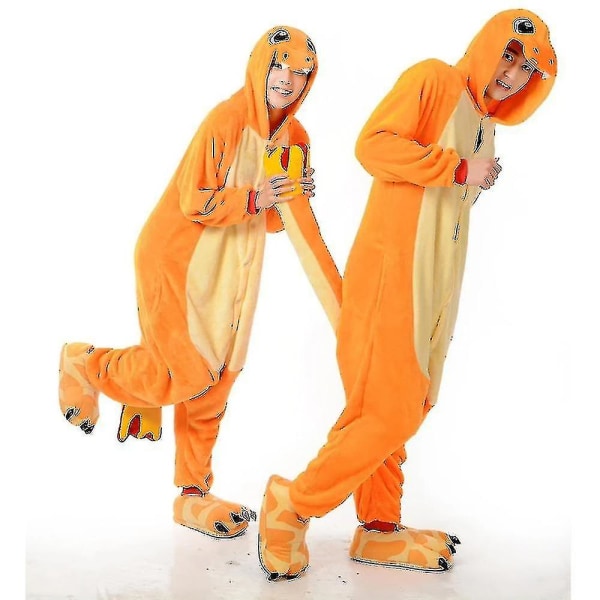 Dinosaur kostume Pyjamas Onesie A Z X Yellow L