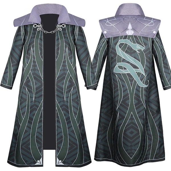 Harry Potter Hogwarts Legacy chool Robe Cosplay Kostymer Cape Coat För Vuxna - Slytherin S