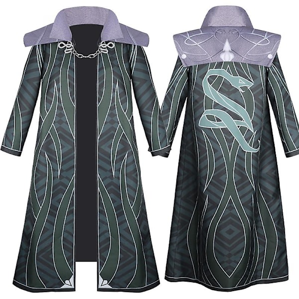 Harry Potter Tylypahkan koulun kaapu Cosplay-asut Cape takki aikuisille - Slytherin S