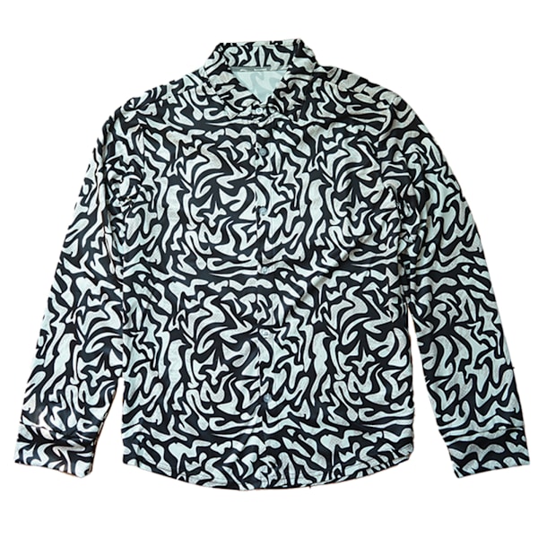 3d digitl utskrift långärmd exotisk skjort Hlloween Cosply kostym för män Z X a 4xl
