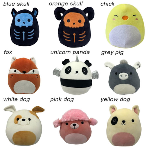 20 cm Squishmallow-tyyny pehmolelu HAMBURGER HAMBURGER Z