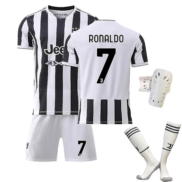 Fodboldsæt Fodboldtrøje T-shirt 21/22 Christiano Ronaldo / Cristiano Ronaldo Home 16 (90-100cm)