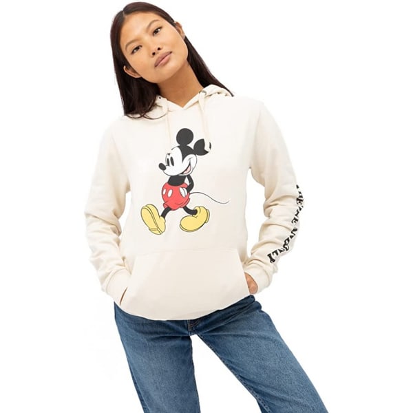 Disney Womens/adies The One And Only Mickey Mouse Hoodie  Sto Z Stone L