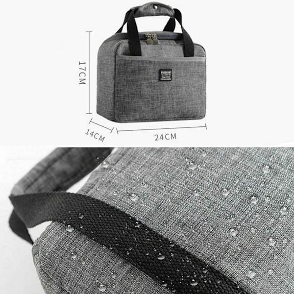Kannettava Thermal Tote Cooler käsilaukku V green 24*14*17cm