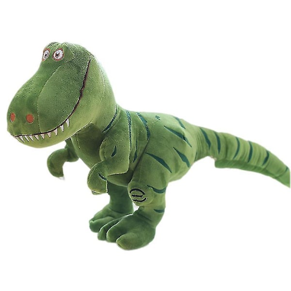 Grøn Jurassic Simulation Dinosaur Tyrannosaurus Rex Plys Legetøj Figur Z 55cm