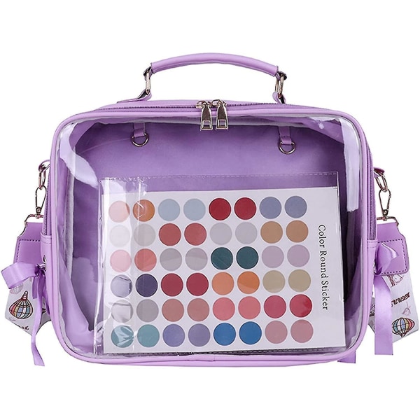 Söt Ita Ryggsäck Clear Window Shoulder Crossbody Handväskor För Dock Pins Display Y