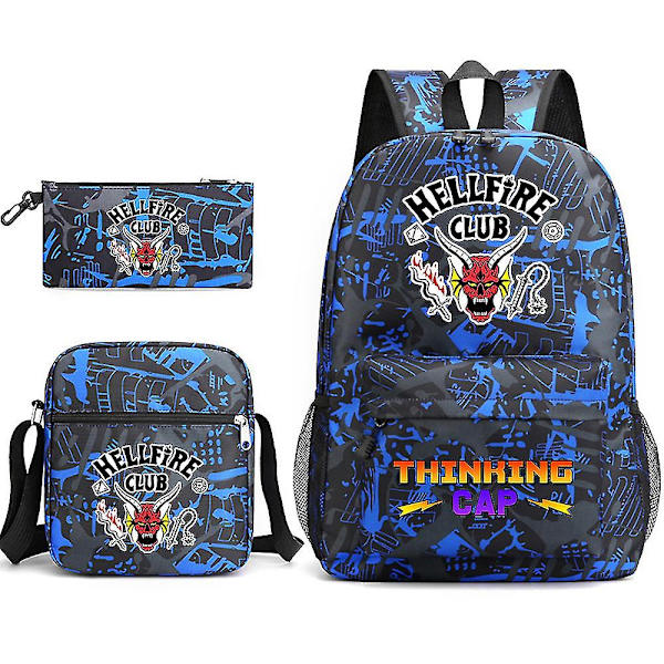 Hellfire Club Ryggsekksett Skoleveske Z CNMR Pattern