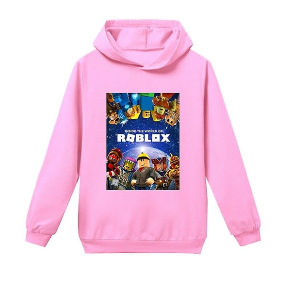 Vår Høst Roblox Barneklær Gutter Jenter Grafisk T-skjorte Tenåringer Hettegensere Hettegenser Topp Barneklær 2-16 år CNMR 130 7-8Y as show6