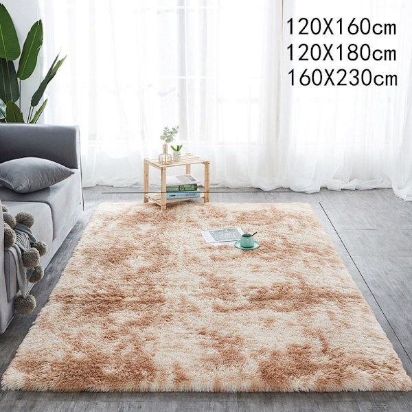 Fluffy Rugs Matta LYSEGRÅ 120X160CM lys grå light grey 120X160cm-120X160cm