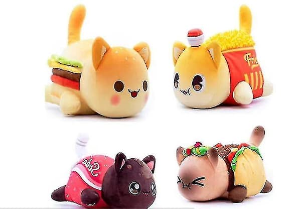 Aphmau Pehmo Pehmo Doll Cat Doll PehmeÃ¤ tyynylelu V1 Hamburger