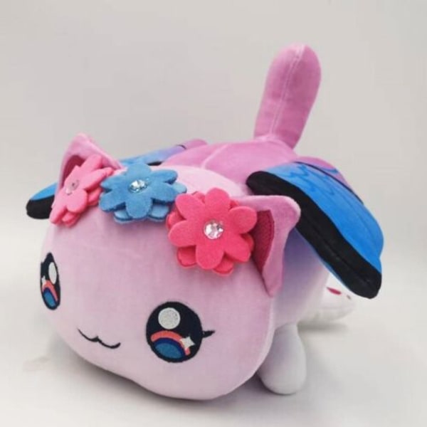 Meemeows Food Aphmau Cat Doll Fylld Toy Plysch Dolls Munk xZ / Bow
