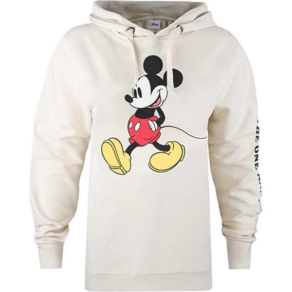 Disney Womens/adies The One And Only Mickey Mouse Hoodie  Sto Z Stone L