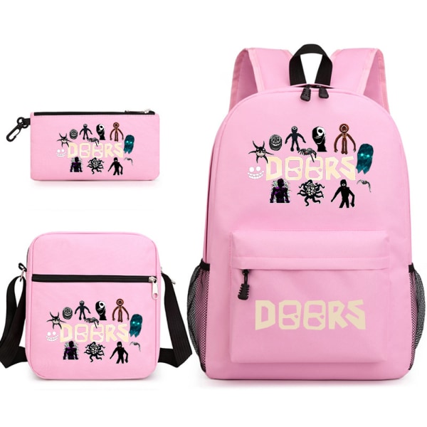 Ovet roblox kolmiosainen reppu Pinkki ~ 1 kolmiosainen.