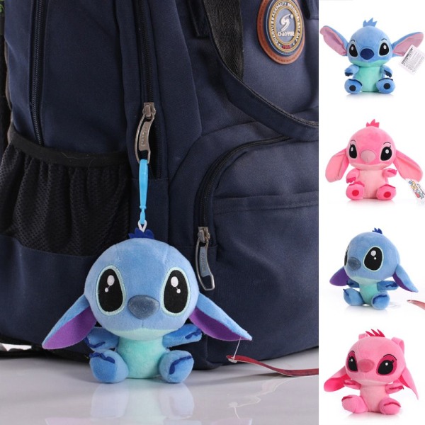 Lilo & Stitch udstoppet plyslegetøj Blød bomuldsdukke 18CM STITCH K