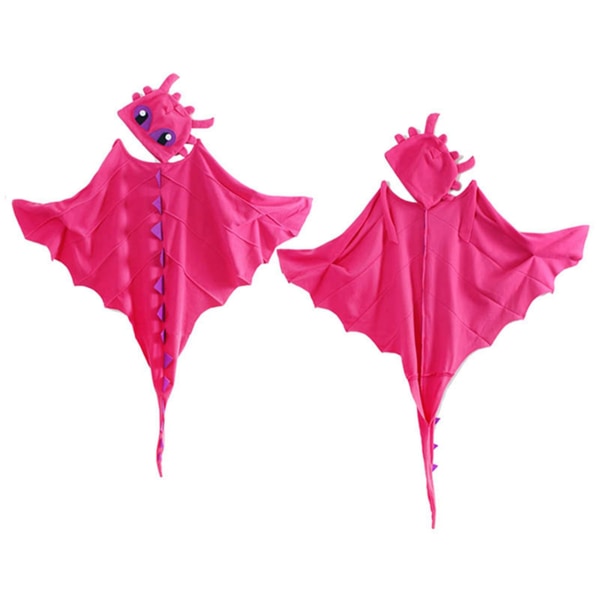 Barn Dinosaur Cape Halloween Cosplay Kostym Set Barn Jul Outfits CNMR Pink