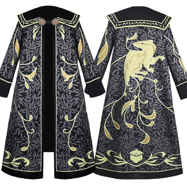 Harry Potter Galtvort Legacy skolekåpe Cosplay kostymer Kappefrakk for voksne - Hufflepuff 2XL