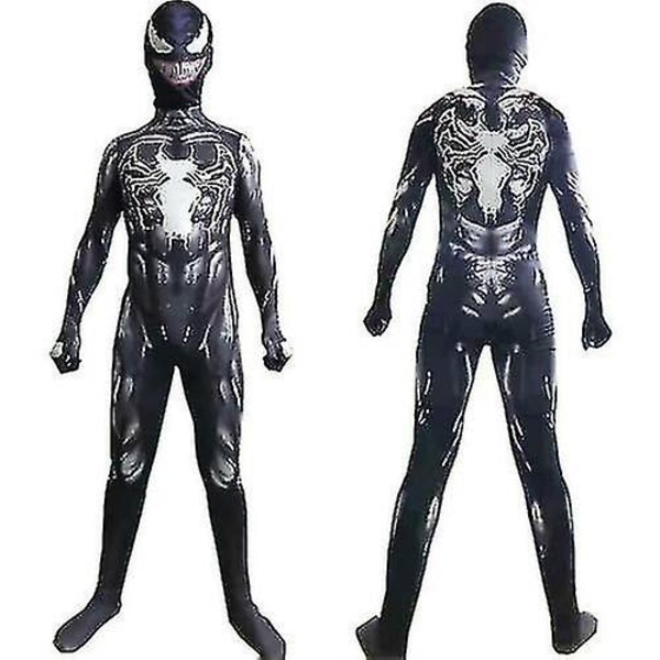 Spider-man Iron Man-kostyme Cosplay Panther Venom Jumpsuit for barn venom 170cm