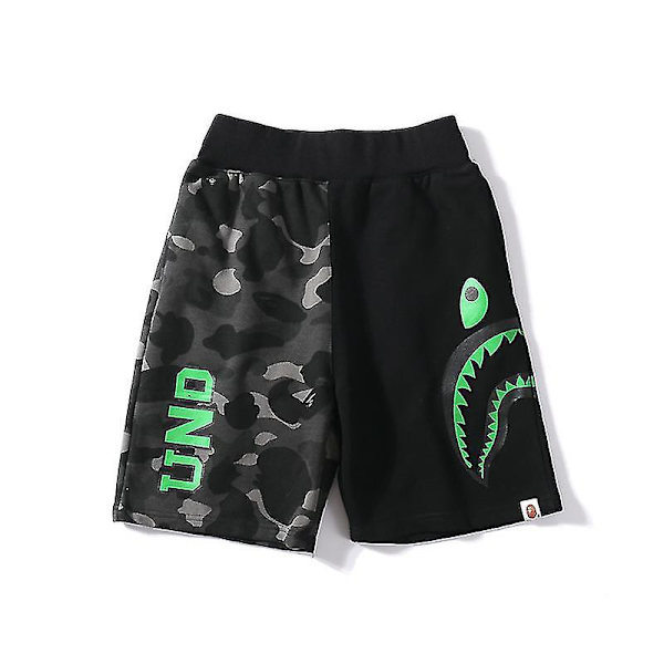 Bape shark head shortsit miehille Y black 3XL(185-190CM)
