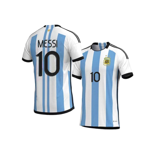 2022 World Cup Argentiina-paita nro 10 Messi Soccer Jersey V size-M