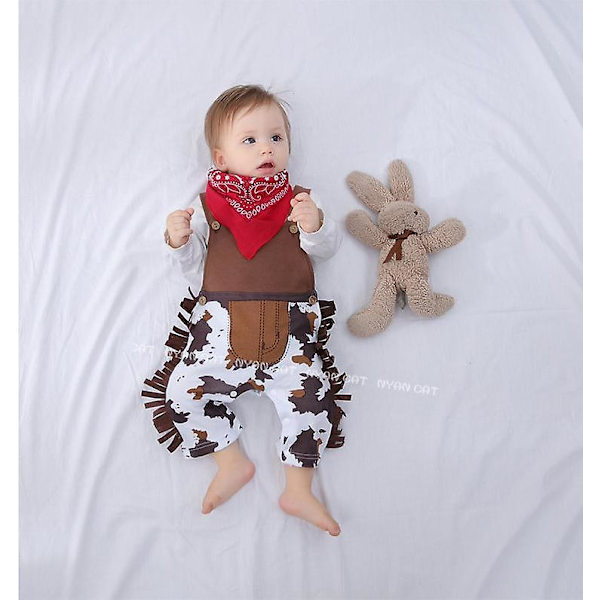 Lasten Cowboy-asu, Lasten Halloween Cowboy-asu Cosplay-tapahtuman pukeutuminen FPDM H 90