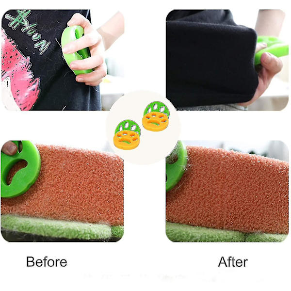 4 st Pet Hair Remover Tvättmaskin Hårrengöringsverktyg Återanvändbart för kläder, sängkläder, hundkatthår-26 CNMR