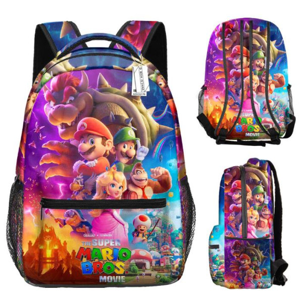 Super Mario Ryggsekk arn Skolesekker Anime yoke bag Y B