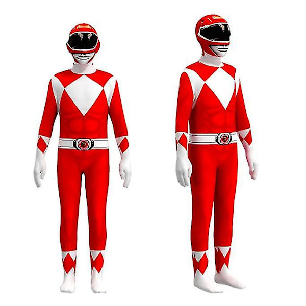 Dinosaur Team Tyrannosaurus Rex Cos Jumpsuit Barneklær Cospla-1 Red 140cm