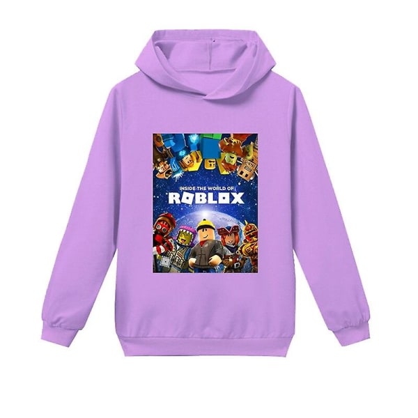 Vår Høst Roblox Barneklær Gutter Jenter Grafisk T-skjorte Tenåringer Hettegensere Hettegenser Topp Barneklær 2-16 år CNMR 120 5-6Y as show10