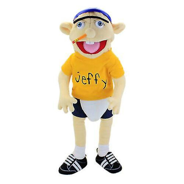 58 cm Jeffy Plyschleksak Cosplay Jeffy Hat Handdocka Spel Uppstoppad docka Barnpresenter CNMR